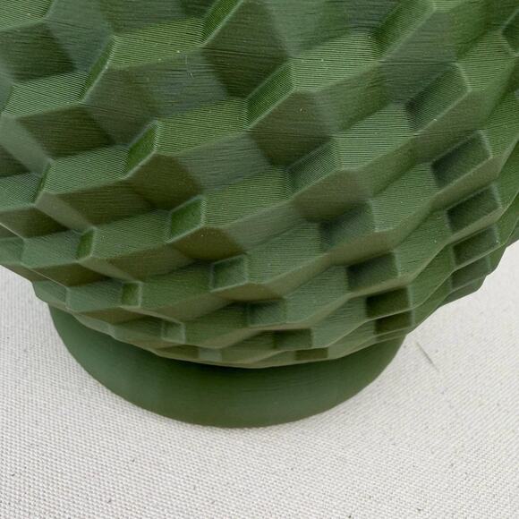 The Cobble Planter, Indoor Flower Pot, Tabletop Planter, Geometric Pattern - Picture 6 of 10